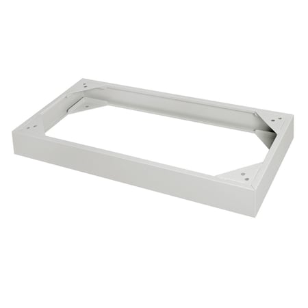 Global Industrial Closed Base For Media Cabinet, Putty 249044